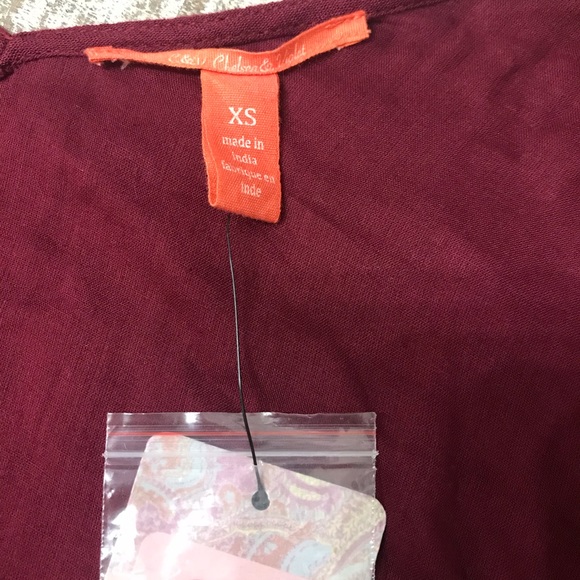 Chelsea and Violet burgundy Lon sleeve dress - Picture 4 of 6